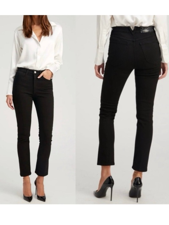 SPRWMN Denim - SPRWMN Stevie Skinny Straight Leg Denim Jeans Black